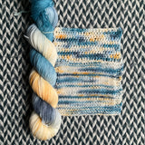 ANTARCTIC SUNSET -- Half-Skein -- Times Square sock yarn -- ready to ship