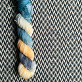 ANTARCTIC SUNSET -- Half-Skein -- Times Square sock yarn -- ready to ship