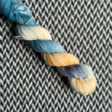 ANTARCTIC SUNSET -- Half-Skein -- Times Square sock yarn -- ready to ship