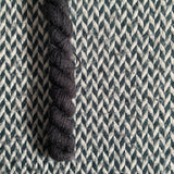 Night Smoke -- mini-skein -- Broadway sparkle sock yarn-- ready to ship