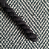 Night Smoke -- mini-skein -- Broadway sparkle sock yarn-- ready to ship