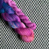 SUNSET DREAMS with Pink Clouds * Broadway Sparkle Sock Set * -- full-size skein with mini-skein -- ready to ship yarn