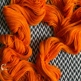 CARROT -- dyed to order -- choose your yarn base