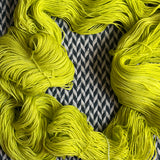 CITRON VERT -- dyed to order -- choose your yarn base