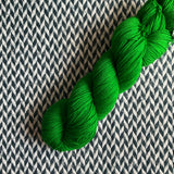 GREENEST -- dyed to order -- choose your yarn base
