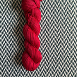 HEART ON FIRE -- dyed to order -- choose your yarn base