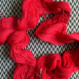 TOMATO -- dyed to order -- choose your yarn base