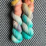 SPRINGTIME SYMPHONY -- dyed to order -- choose your yarn base