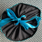 TROPICAL FLOWERS -- project bag -- ready to ship
