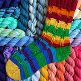 *Friendship and Fun Socks Pattern -- digital download