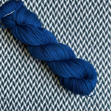 INDIGO PLUMAGE -- dyed to order -- choose your yarn base