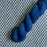 INDIGO PLUMAGE -- dyed to order -- choose your yarn base
