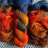 BEAUTI-FALL -- dyed to order yarn -- choose your yarn base
