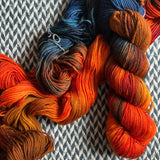 BEAUTI-FALL -- dyed to order yarn -- choose your yarn base