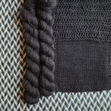 Night Smoke -- mini-skein -- Broadway sparkle sock yarn-- ready to ship