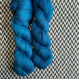 BLUE AGATE -- Broadway sparkle sock yarn -- ready to ship