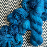 BLUE AGATE -- Broadway sparkle sock yarn -- ready to ship