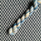 Antarctic Sunset -- mini-skein -- Harlem sock yarn -- ready to ship