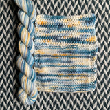 Antarctic Sunset -- mini-skein -- Harlem sock yarn -- ready to ship