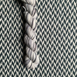 Chinstrap Penguins-- mini-skein -- Harlem sock yarn -- ready to ship