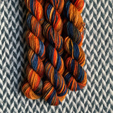 Beauti-fall -- mini-skein -- Times Square sock yarn -- ready to ship