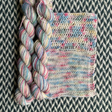 Bootleg CD -- mini-skein -- Times Square sock yarn -- ready to ship