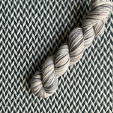 CHINSTRAP PENGUINS -- Half-Skein -- Broadway sparkle sock yarn -- ready to ship