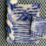 Enchanted State -- mini-skein -- Broadway sparkle sock yarn-- ready to ship