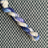 Enchanted State -- mini-skein -- Broadway sparkle sock yarn-- ready to ship