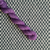 Lilac Cyclone -- mini-skein -- Times Square sock yarn -- ready to ship
