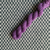 Lilac Cyclone -- mini-skein -- Times Square sock yarn -- ready to ship