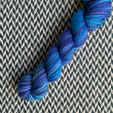 SEA DREAMS -- Half-Skein -- Broadway sparkle sock yarn -- ready to ship
