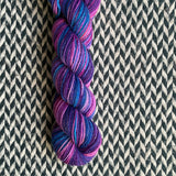 SUNSET DREAMS -- Half-Skein -- Broadway sparkle sock yarn -- ready to ship