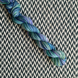 Water Lilies -- mini-skein -- Harlem sock yarn -- ready to ship