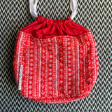 NAUTICAL RED -- project bag -- ready to ship