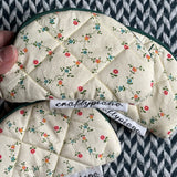 May Flowers -- small notion pouch with zipper -- ready to ship