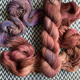 HIKING AT PAINT ROCK -- dyed to order -- choose your yarn base