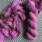CONE FLOWER -- Broadway sparkle sock yarn -- ready to ship
