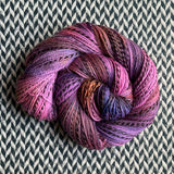 CONE FLOWER -- Wave Hill zebra fingering yarn -- ready to ship