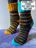 *Solar Event Socks Pattern -- digital download