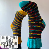 *Solar Event Socks Pattern -- digital download