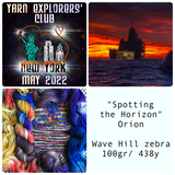 SPOTTING THE HORIZON -- YXC May 2022 -- Wave Hill Full Skein -- ready to ship yarn