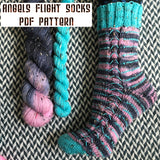 *Angels Flight Socks Pattern -- digital download