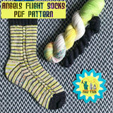 *Angels Flight Socks Pattern -- digital download