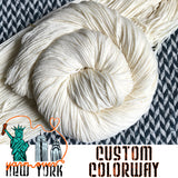 CUSTOM ORDER -- dyed to order -- choose your yarn base