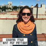 *Diurnal Cowl Knitting Pattern -- digital download (DK weight)