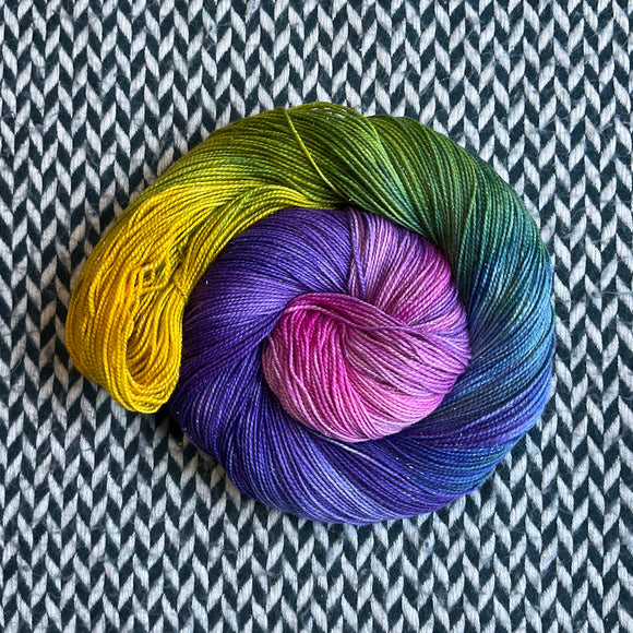FLOWER MARKET -- dyed to order yarn -- choose your yarn base