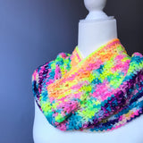 *Glow Party Cowl Crochet Pattern -- digital download (sock and DK weight)