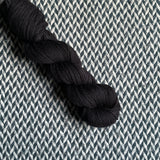 BLACKBIRD -- Wave Hill zebra fingering yarn -- ready to ship