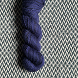 NAVY STORM -- Wave Hill zebra fingering yarn -- ready to ship